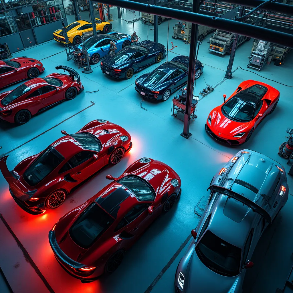 Mobiler Concierge-Van für Supercar-Autopflege in der Schweiz.